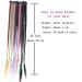 Clip-In Hair Extension Braids Dreadlocks Hair Extensions Clip In Box Braids (Burgundy Pink - 1 Braid On A Clip) - Buy Online on GoSupps.com