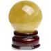 60mm-70mm Natural Citrine Quartz Crystal Stone Spheres Balls 1pc Obelisk - Buy Online on GoSupps.com