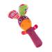 UPKOCH 2pcs Plush Hand Rattle Toys for Toddlers - Soft Stuffed Animal Rattles | Ideal Gift for Infants - Brown Color - Buy Online on GoSupps.com