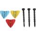 3 Set Golf Tees - Adjustable Multi-Colored Driver Tees & Ball Marker | Low Friction Golf Training Accessories for Outdoor Use - Buy Online on GoSupps.com