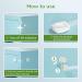 SAFELON 6 Pcs Baby Safety Cupboard & Cabinet Locks - Childproof Strap Locks for Drawers, Fridges, Toilets - Clear White - Buy Online on GoSupps.com