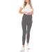 SHADOW DANCE UK Maternity Over Bump Leggings - Light Grey - Buy Online on GoSupps.com