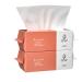 Cotton Facial Dry Wipes - 100 Count, Multi-Purpose Cleansing Towel for Skincare and Makeup Removal - Buy Online on GoSupps.com