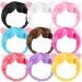TSHAOUN 10 Pieces Cat Ears Headbands For Face Washing Elastic Cute Wash Headband Hairband Facial Women's Lovely Hair Band For Spa Shower Make Up Wrap Head Band Fits All Head Sizes (Muticolor) - Buy Online on GoSupps.com