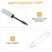 BELLIFFY 11pcs Eyelash Tube Portable Mascara Tube Lip Gloss Bottle Empty Mascara Tube White Plastic - Buy Online on GoSupps.com