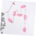 Alipis 1 Pc Fish Hanging Ornament Wedding D cor Woodsy Decor Wood Decor Pink Hanging String Shell Pink 102X4.2CM - Buy Online on GoSupps.com