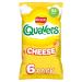 Walkers Quavers Cheese Multipack Crisps 6x16g | Cheese Flavour Potato Snack | Suitable for vegetarians | No artificial colours or preservatives