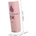 Didiseaon Hydrating Beauty Instrument Facial Accessories Face Steamer Mini Facial Mister Steamer Face Abs Pink - Buy Online on GoSupps.com