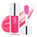 Swaqanry Plumping Lip Oil Long Lasting Hydrating Lip Gloss Tinted Nourishing Lip Glow Oil Lip Balm Non-sticky Lip Oil for Lip Care and Dry Lip(Cherry) 15