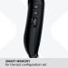 Gamma Pi Srl GAMMA+ XCELL S Ionic hairdryer 290 g ultralight hairdryer with antibacterial effect quiet Smart Memory LED interface selfcleaning technology Schuko plug matt black SCHUKO plug matt black - Buy Online on GoSupps.com