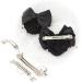 2 PCS Bowknot Hair Net Professional Bowknot Hair Clip Bow Barrette Bun Cover Bun Net for Women Girls - Buy Online on GoSupps.com