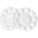 Amazon Basics Round Paint Tray Palettes White - Set of 15 - Buy Online on GoSupps.com