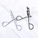 Silver Handheld Eyelash Curler - Durable & Portable Eye Cosmetic Tool for Women | Long Lasting Metal & Silicone Strip - Buy Online on GoSupps.com