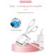 Luejnbogty Electric Temperature Control Heated Eyelash Curler Refill Mini Portable Electric Perm Eyelash Curler White - Buy Online on GoSupps.com