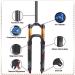 Meta Title: BUCKLOS LUTU 26/27.5/29 Air MTB Suspension Fork 120mm Travel Rebound Adjust | Ultralight Gas Shock XC Bicycle Fork in Black Gold - Buy Online on GoSupps.com