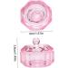 Octagonal Dappen Dish Cup Crystal Glass Glassware Tool for Nail Art Manicure Care Nail Powder Liquid Dish - Buy Online on GoSupps.com