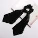ROWAG Black Silk Scarf Scrunchies for Women - Hair Ribbon Ponytail Holder and Hair Ties - Buy Online on GoSupps.com