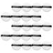 Solustre 20 pieces Little Make-up Puffs round make-up sponge face make-up-pads makeup accessories for powder foundation cream powder concealer 4. 5x4.5 cm