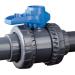 PVC ball valve FIP with 2 connection ends 50 mm