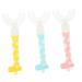 FOMIYES 6 STK children's toothbrush toothbrushes for children finger brush made of silicone U-shaped toothbrush for children's cleaning brush mouth cleaning tool for children toothbrush made of silicone ABS