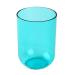 DIGJOBK Zahnb rstenbecher Bathroom Washing Cup HomeToothbrush Cups Plastic Transparent Mouthwash Cup(Color:Blue) Blau