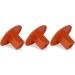 Champion Sports Molded Rubber Baseball/Softball Base Plug, Orange (Pack of 3)