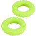 Verdant Touch Grip Thickening Ring - 2 Pack Silicone O-Shape for Forearm Training - 13.6 kg Muscle Coach - Green - Enhance Grip Strength - Buy Online on GoSupps.com
