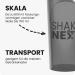 Shakenext 700ml Protein Shaker Bottle - Leak-Proof Dishwasher-Safe Fits Cup Holder - Ideal for Fitness & Protein Shakes (Black) - Buy Online on GoSupps.com