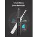 Sonic Electric Toothbrush for Adults - IPX7 Waterproof 4 Brush Heads 4 Modes 3 Intensity Levels 2 Minute Timer - Black - Buy Online on GoSupps.com