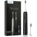 Electric Toothbrush with Pressure Sensor for Enamel Sonic Toothbrush for Adults Rechargeable Power Toothbrushes with 2 Brush Heads 4 Modes Smart Timer 42 000 VPM One Charge for 100 Days Black