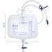 Urine Drainage Bag with Anti-Reflux Chamber - 2000ml Vinyl (5 Pack) for Enhanced Safety & Comfort | International Shipping Available - Buy Online on GoSupps.com