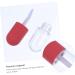Vaguelly 20pi ces Lot De Contenants De Brillant Forme De Capsule Corps Transparent Pour Visualiser Volume Restant Pour Voyages Et Rangement - Buy Online on GoSupps.com