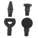 Clispeed fascia-head muscle Massage Accessories Head-Muscle relaxation device Head-vibration-relaxing-head massage-accessories deliveries shock aluminum alloy 9x6x2cm black