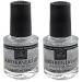 INM Northern Lights Hologram Silver Top Coat 2x