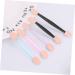 POPETPOP Dual Sided Eyeshadow Brush 50 Pcs Sponge Makeup Applicator Disposable Eye Makeup Applicators Cosmetic Eye Shadow Stick Size 1 Black - Buy Online on GoSupps.com
