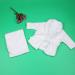 Zerodis Baby Bathrobe Towel Set - Soft Cotton White Photography Props for 3-6 Months | Colorful Swaddle & Costume Accessories - Buy Online on GoSupps.com
