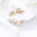 Iyou Silver Bride Hairpins - Pearl Flower & Rhinestone Wedding Hair Accessories for Women & Girls (2pcs) - Buy Online on GoSupps.com