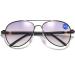 Koosufa Bifocal Reading Sunglasses - Progressive Anti-Blue Light Pilot Glasses for Men & Women | Outdoor Metal Reading Glasses (1.0 to 4.0) - Buy Online on GoSupps.com
