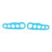 Lip Gloss 6Pcs Toe Separator Reusable Straightening Toes Stretcher Corrector Bunion Toe Orthosis Pneumatic Bunion Correctors for Bunion Overlapping(S)