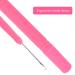 5pcs Plastic Hair Extension Crochet Hook Set - Latch Hook Needles for Braiding Hair (Rose Red #1) - Buy Online on GoSupps.com