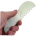 Orfofe 2-in-1 Jade Kamm Head Massager & Gua Sha Tool - Portable Jade Massage Device for Deep Relaxation & Body Care - Buy Online on GoSupps.com