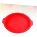 Zerodeko 1pc Muffin Top Pans for Baking Reusable Silicone Baking Cups Cookie Molds Candy Molds Non Stick Silicone Mold Fondant Mold Hand Mold Circle Cookie Cutters Gummy Mold Cake Chocolate 31 X28.5CM Red - Buy Online on GoSupps.com