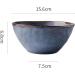 GAXQFEI Snack Bowls-Dessert Noodle Bowl Plate Bowl Round Bowl Drop Bowl Wave Bowl Set Bowl Fruit Salad Bowl Eat Restaurant Kitchen 500Ml/430Ml/950Ml Non-Slip Bottom 15.6 * 6.8Cm 15.6*6.8cm - Buy Online on GoSupps.com