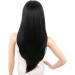 Buy GCX-Wcke Long Straight Black Synthetic Wig - Beautiful Black Hair Wig for All Occasions - Buy Online on GoSupps.com