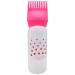 itrimaka Root Comb Applicator Bottle - Bottle Applicator Brush with Graduated Scale | Hair Oiling Applicator Bottle for Hair Dye Oil Comb Precise for Scalp and Hair Care Red