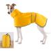 Waterproof Greyhound & Whippet Rain Coat for Medium & Large Dogs - Lightweight Summer & Winter Gear in Yellow - Buy Online on GoSupps.com