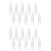 Scalewbin 20Piece Clear Small Empty Nose Bottle Reusable Fine Mist Sprayers for Travel 10ML