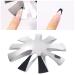 Lokyango French Tip Cutter for Acrylic Nails - 3pcs Manicure Edge Trimmer Set with V Shape Cutter, Brush, and Cutting Knife - Perfect for Creating Easy Smile Line French Tips - Buy Online on GoSupps.com
