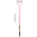 Eyelash Separator Double Head Eyebrow Brush Stainless Steel Eyelash Separator | Portable Half Arc Makeup Tools Eyelash Brush Foldable for Women Girls Teens Ladies Adults Light Pink - Buy Online on GoSupps.com