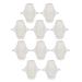 Reusable Panty Liners Ultra Thin Sanitary Napkins 10pcs Reusable Menstrual Pads Sanitary Napkins Charcoal Washable Sanitary Pads Mama Cloth Pads 180mm Menstrual Panty Liners Menstrual Pad